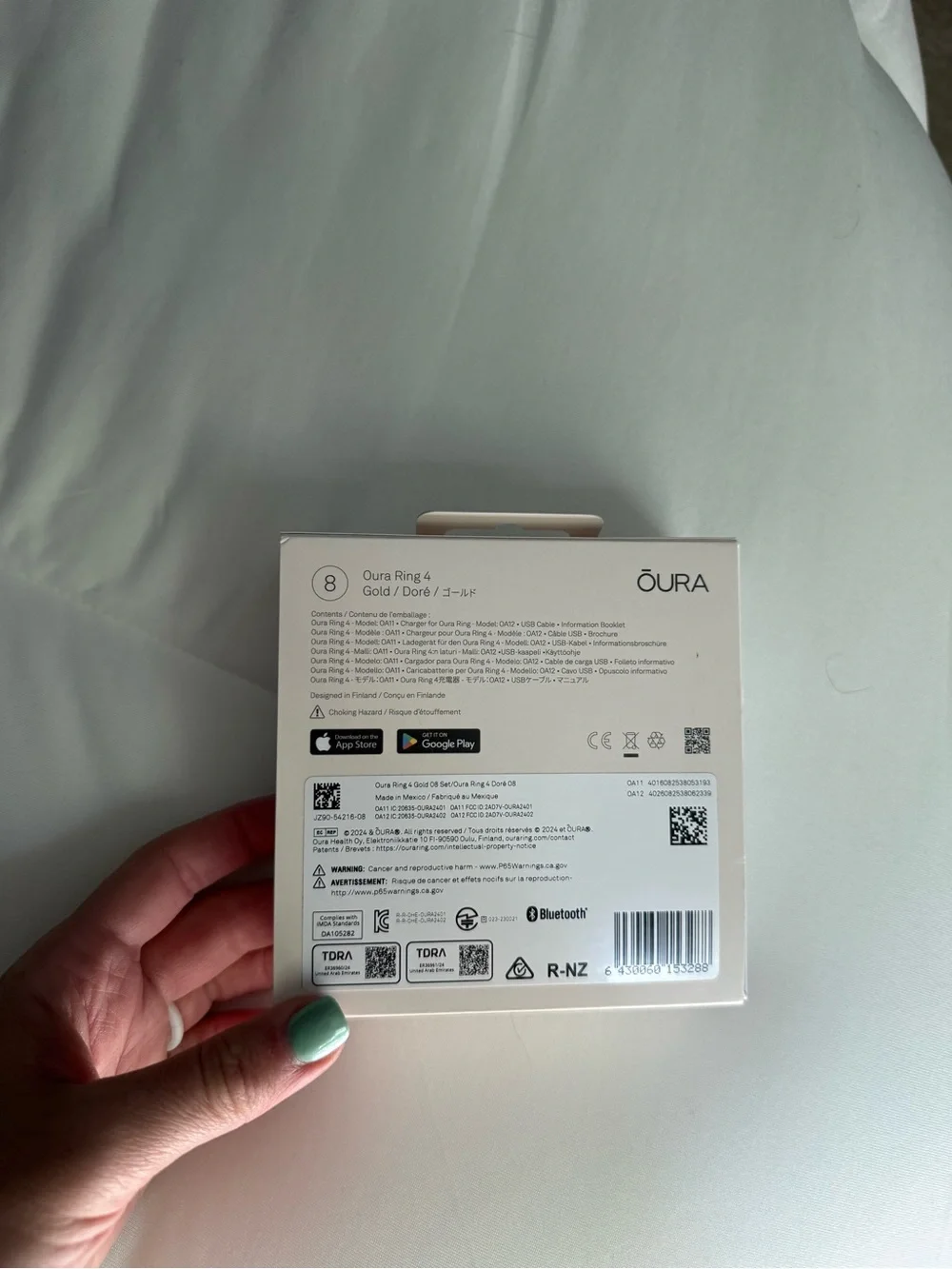 Oura Ring (Oura) - Gold Finish